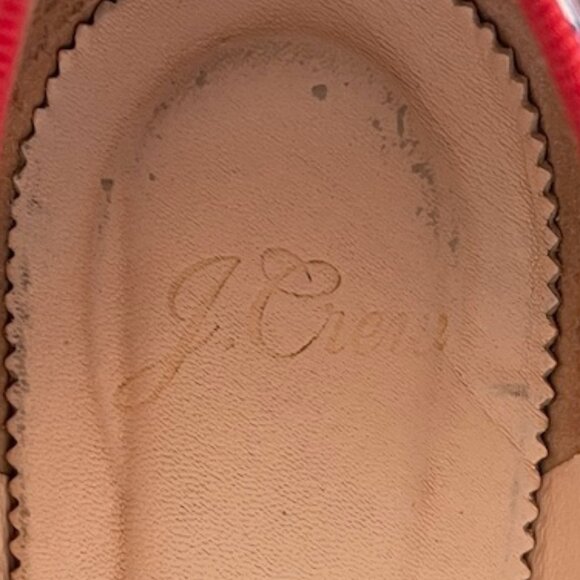 J. CREW Liberty of London Gemma Floral Ballet Flats Sz 6 Red Berry White Pink - Picture 11 of 16